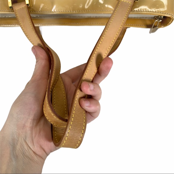 Louis Vuitton shoulder bag Houston  vernis yellow - Picture 9 of 13